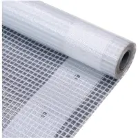 vidaXL Bâche de couverture Leno Blanc 1,5 x 10 m 260 g/m
