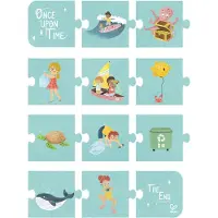 Hape Puzzles de plage pour enfants de 5 ans et plus