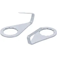 Bgs 3257 2 pces lames de coupe, demi-ronde 2x24 mm, pour art. 3218
