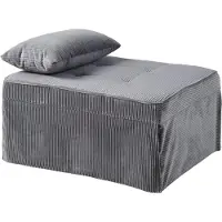Atlantic Home Collection Pouf multifonctionnel Finn, revêtement en corde, 80 x 70 x 43 cm
