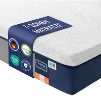 Vasagle , matelas, 140 x 200 cm, mousse à mémoire de forme avec gel, épaisseur 25 cm, fermeté H3
