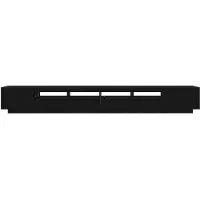 vidaXL : Ensemble de 3 meubles TV, noir, en panneaux de particules