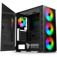 Savio Boîtier Pc Prime X1 Argb Glass