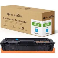 G&G Toner de rechange HP 207A Compatible Cyan 1250 pages Reborn remanufactured 212 (C)