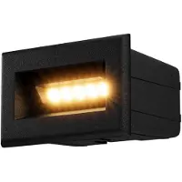 Maytoni Bosca LED Éclairage d'escalier 3W Noir IP65 Blanc chaud (250 lm, IP65)