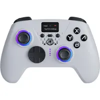 Oniverse Manette sans fil avec écran Aura Blanc Radiant pour Nintendo Switch PC Mac Mobile TV et Consoles PC
