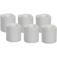 Goobay Lot de 6 bougies chauffe-plat LED (6x)