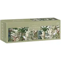 Markenlos 1000 panorama puzzle Secret Garden 1