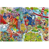 Trefl CREFL PUZZLE 500 pièces Spy Guy Lost Items USA 37480