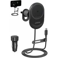 Anker Chargeur de voiture sans fil magnétique MagGo 15 W, noir