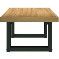 vidaXL Table basse NOAIN pieds en forme de U 120x60x40 cm pin massif