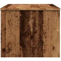 vidaXL Table basse imitation vieux bois 80x50,5x41,5 cm Bois composite