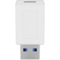 Microconnect USB3.0ACFW-Switch de gender pour cable USB A USB C White