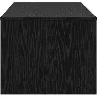 vidaXL Table basse noire imitation chêne 100 x 50 x 40 cm Bois composite