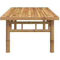 vidaXL Table basse 110x55x35 cm bambou