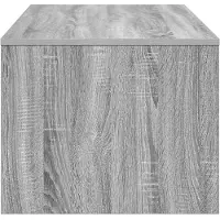 vidaXL Table basse Sonoma gris, 100 x 50 x 40 cm, en panneaux de particules