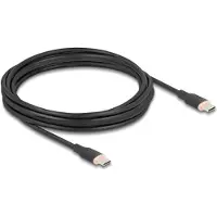 DeLOCK Câble Delock USB 2.0 USB Type-C mâle-mâle PD 3.0 60 W 4 m noir -