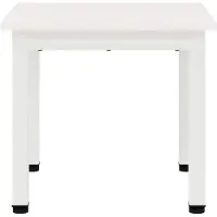 vidaXL Table basse blanche 40 x 40 x 36 cm Pin massif