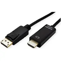 Roline 11.04.5995-10 1 M Displayport Hdmi Noir