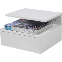 Bendt Table de chevet murale Ashlan - blanc