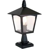 Elstead Lighting Lampadaire d'extérieur York 1xE27 noir Elstead BL7-BLACK
