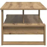 vidaXL Table basse en chêne Artisan 90 x 50 x 40 cm Bois composite