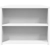 vidaXL Table basse blanche 102x55x42 cm Bois composite
