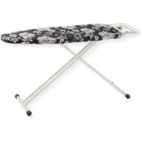 Sensahome Planche à repasser - Table de repassage pliable avec support de fer - 120×38cm - Fleurs