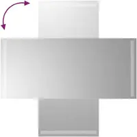 vidaXL Miroir de salle de bain LED 40x90 cm