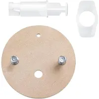 TESA Adaptateur Power.Kit BK164, kit de pièces détachées autocollantes, plaque métallique, diamètre 57mm