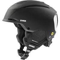 Uvex Resolution MIPS, casque de ski, noir/blanc