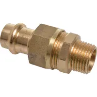 Conex Raccord union droit MF fer/ cuivre à sertir Ø22...