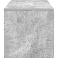 vidaXL Armoire TV gris béton 80x40x40 cm Bois composite