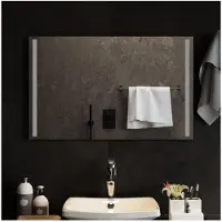 vidaXL Miroir de salle de bain LED 80x50 cm