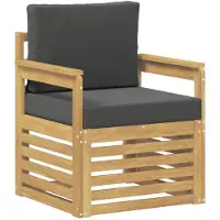 vidaXL Ensemble de canapés d'extérieur, 2 pièces, polyester, blanc et anthracite