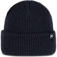 Buff Knitted Beanie Bleu