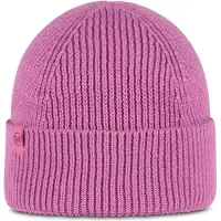 Buff Knitted Beanie Rose