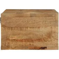 vidaXL Armoire TV murale 100x30x19 cm Bois de manguier rugueux
