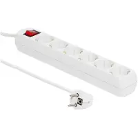 Microconnect - Prises multiples - entrée, alimentation d'entrée - prises de sortie : 6 - 10,0m - blanc (GRU00610W)