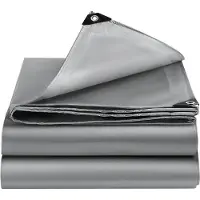 Merkloos Omgoods - Tente de voile imperméable, 5x6 mètres, protection UV