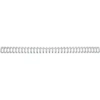 GBC 3:1 Dos de reliure métallique NR8, Relieuse : accessoires, Argent