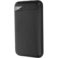 Setty 5000mAh (5000 mAh), Chargeur de secours, Noir
