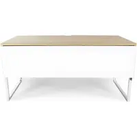 Norstone Meuble TV Khalm Chêne / Blanc