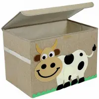 Merkloos Grande boîte de rangement pliable avec couvercle, 65 litres
