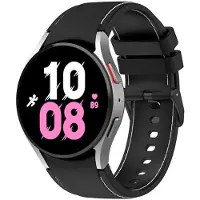 Cover-Discount Galaxy Watch 5 - Bracelet sport noir (Silicone), Sangles de montre, Noir