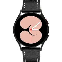 Cover-Discount Galaxy Watch 5 - Bracelet en cuir noir (Similicuir), Sangles de montre, Noir