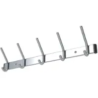 HP Autozubehör Wandgarderobe F1 naturfarbig 7 Hut-/7 Mantelhaken Longueur 1000 mm