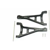 Sonstige Verlage bras de suspension avant supérieur en aluminium noir trx 1/10 e-revo
