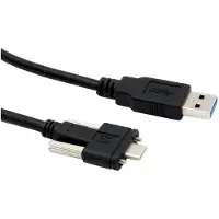 EXSYS EX-K1593V Câble USB 1 m USB 3.2 Gen 2 (3.1 Gen 2) USB A USB C Noir (EX-K1593V)