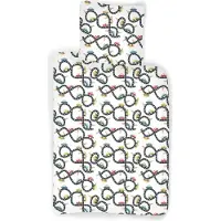BrandMac Bed Linen - Junior Size 100 x 140 cm - Car Race (1000431) (100 x 140 cm, 40 x 45 cm)